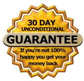 Malware removal 30 days, no questions asked, money back gurarantee seal picture