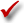 Red checkmark graphic